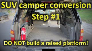 Turn your SUV into a camper [upl. by Aikal]