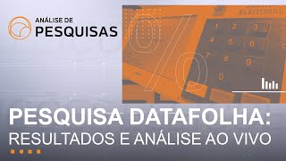 Datafolha ao vivo Lula tem 49 x 45 de Bolsonaro no 2º turno l Análise de Pesquisas  19102022 [upl. by Josefina]