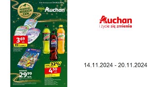 Gazetka Auchan PL  14112024  20112024  Pewność Niskich Cen [upl. by Cindee578]