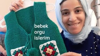 KOLAY HAROŞA BEBEK YELEĞİMOTİFLİ YELEK [upl. by Ziom981]