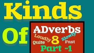 8 Kinds of Adverbs Part  1 with Activity english grammar class 7 shubiscorner9075 [upl. by Ahsiuqat167]