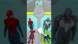 Kiss Run Hulk vs Spiderman In Barry Prison gta shorts [upl. by Ecyned]