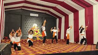 2K24 record dance competitionby om sai Mitra mandal saswad1st winner group dance performance [upl. by Agate137]