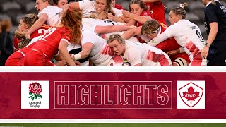 Red Roses v Canada highlights  WXV [upl. by Leonardo]