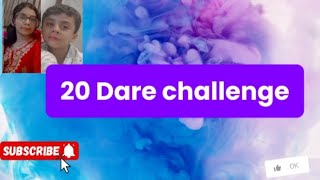 20 Dare challenge 🧐 with my brother 😈 mazza aaya apna favorite part comment Mai Batana❤️ [upl. by Tegdirb904]