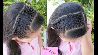 Honeycomb Headband  Braided Hairstyles  Prom Hairstyles  Cute Girly Hairstyles [upl. by Horatius]