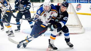 Highlights from Collingwood OJHL vs Steinbach MJHL at the 2023 Centennial Cup [upl. by Dinse745]