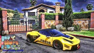 Billionaires Car Collection in GTA 5 Lets Go to Work 105 GTA 5 Mods 4K [upl. by Monaco]