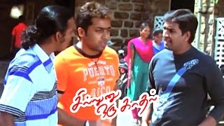 Sillunu Oru Kadhal  Tamil Movie Scenes  Suriya threatens Bhumika  Suriya  Santhanam  Ar Rahman [upl. by Navak749]