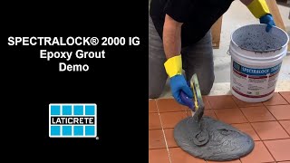 SPECTRALOCK 2000 IG Epoxy Grout Demo and Installation Instructions [upl. by Adrianna648]