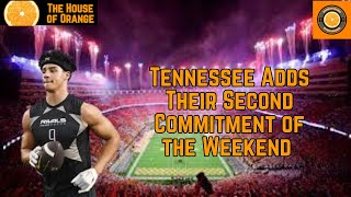 Vols Add Second Commitment of the Weekend  Tennessee Football Recruiting [upl. by Hebner]