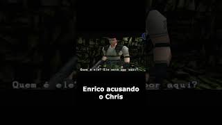 Resident Evil 1 Directors Cut Chris  Enrico acusando o Chris [upl. by Alemap]