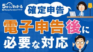 【確定申告】電子申告後に必要な対応とは？ [upl. by Olive]