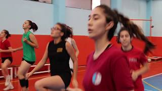 TEİAŞ VOLEYBOL ANTRENMANI VOLEYBOL ISINMA HAREKETLERİ [upl. by Nealon]