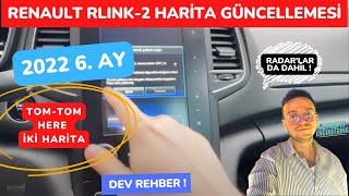 Renault Araçlarda Rlink2 Harita Güncelleme 2022 Haziran [upl. by Cruce]