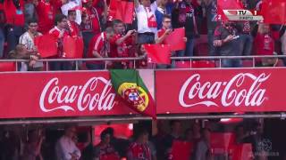 Liga NOS 2016 Benfica 41 Nacional  Pré Jogo Vôo da Águia Vitória [upl. by Aiotal399]