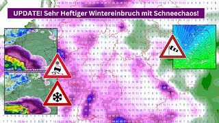 UPDATE 6er Lauf Heftiger Wintereinbruch mit Schneetiefs Schneesturm amp Schneechaos nächste Woche [upl. by Uriiah884]