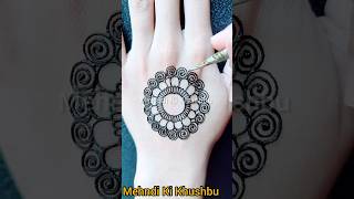 Simple gol tikki mehndi design for beginners ❤️  goltikkimehndi shorts [upl. by Binky]