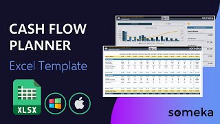 Company Cash Flow Planner  Excel Template  Income and Expense Tracker [upl. by Ulah]