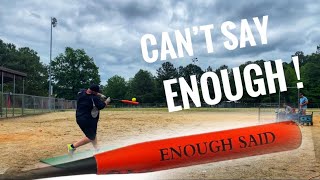 Onyx Enough Said Orange Senior Softball Bat Review [upl. by Yancey]