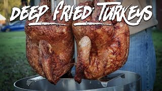 Cajun Deep Fried Turkeys  To Brine Or Not To Brine [upl. by Laurent258]