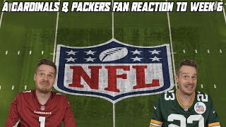 A Cardinals amp Packers Fan Reaction to NFL Week 6 [upl. by Elvera596]