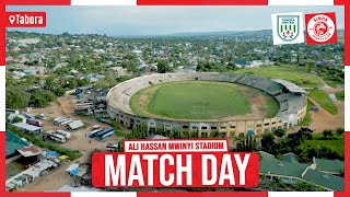 MATCHDAY  TABORA UNITED VS SIMBA SC  UWANJA WA ALI HASSAN MWINYI  DRONE VIEW [upl. by Anerda787]