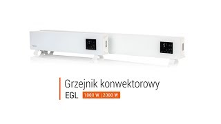 Energooszczędne grzejniki konwektorowe Warmtec z serii EGL [upl. by Herwig174]