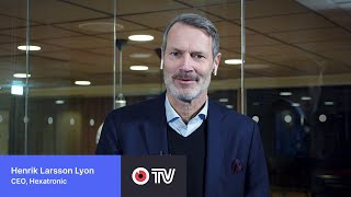 Hexatronic Groups CEO Henrik Larsson Lyon in an interview about Yearend report 2023 [upl. by Elcin]