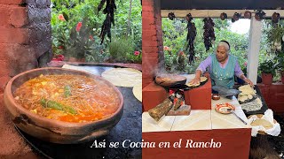 En el Rancho Nos Gusta Comer la CARNE DESHEBRADA Así y Con Tortillas Recién Hechas [upl. by Hathcock]