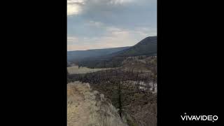 Water is now flowing over the top of the Chilcotin landslide August052024 [upl. by Ojoj]