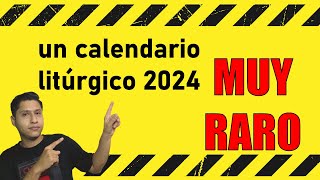 Calendario litúrgico CATÓLICO 2024 │Todos los CAMBIOS para que preparares tus ESQUEMAS DE CANTOS [upl. by Rheinlander]