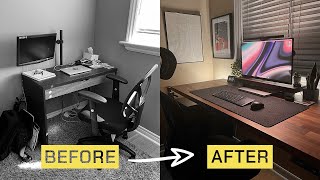 My simple and budget friendly desk makeover 2024 [upl. by Adna]