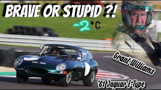 🥶 WE WENT RACE TESTING IN JANUARY AT 2C ☃️ NEWLY ACQUIRED AND ULTA RARE 1961 JAGUAR ETYPE 🇬🇧 [upl. by Arekahs639]