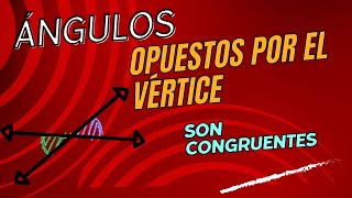 Ángulos Opuestos por el Vértice Concepto y un Ejemplo [upl. by Rafaelita]