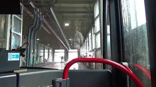 Mitfahrt im HSB Mercedes Benz Citaro 1 durch die Waschanlage [upl. by Soalokcin661]