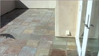 Cleaning And Color Enhancing Slate Tile  San Diego Stone Care [upl. by Montana]