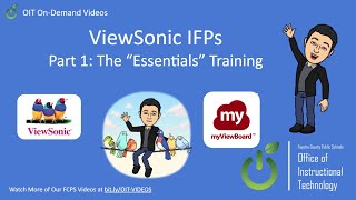 ViewSonic IFPs  Part 1 The quotEssentialsquot Training [upl. by Jamesy170]