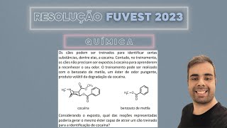 FUVEST 2023 Os cães podem ser treinados para identificar certas substâncias dentre elas a cocaína [upl. by Ahsoet]