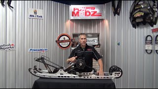 Snowmobile Fox Float Rear Conversion kit from Nextech PowerModz [upl. by Valdes]