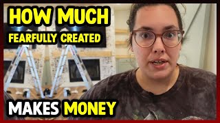 How Much Fearfully Created Makes Money On YouTube 2024 [upl. by Currier]