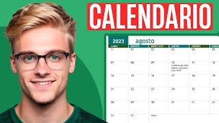 Cómo HACER un CALENDARIO en Excel 2024  Calendario 2024 en Excel [upl. by Orvas]