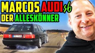 Marcos SLEEPER  Audi S6 5Zylinder TURBO  TRAILERFAHRZEUG oder DRAGRACER [upl. by Infeld]