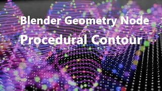 Blender 41 geometry node to make procedural mountain contour lines effect [upl. by Cornelia]