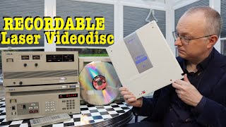 RECORDABLE ‘Laserdisc’  Sony CRVdisc [upl. by Lorrimer809]