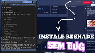 COMO COLOCAR RESHADE NO FIVEM ATUALIZADO E SEM BUG [upl. by Yreme]