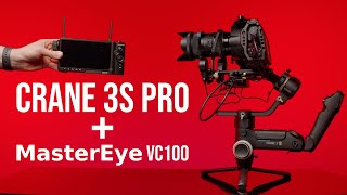 How to fully control Crane 3S Pro with MasterEye VC100 [upl. by Formica]