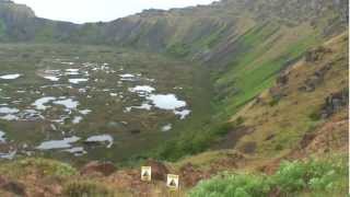 Rapa Nui 21 volcán Rano Kau y Orongo 2012 [upl. by Erastes]