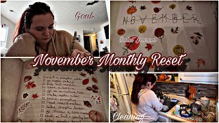 Monthly Reset  Cleaning  Goals  Fall Bucket List [upl. by Coppock]