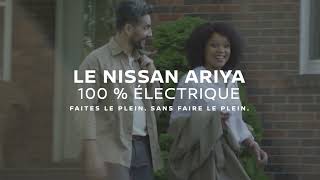 Le Nissan ARIYA 100  Électrique  S’évader en tout confort [upl. by Nosniv]